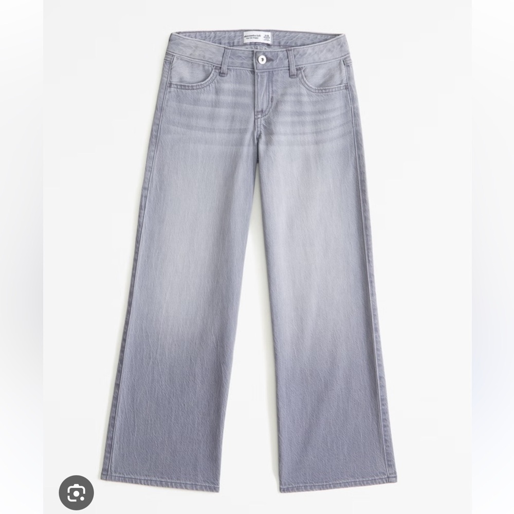 Abercrombie Kids Light Weight Wide Leg Jeans